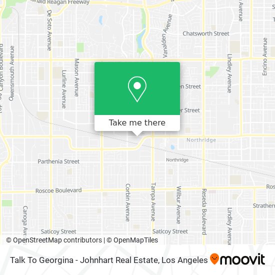 Talk To Georgina - Johnhart Real Estate map