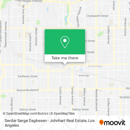 Serdar Serge Dagkesen - Johnhart Real Estate map