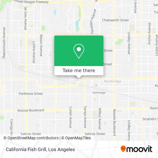 Mapa de California Fish Grill