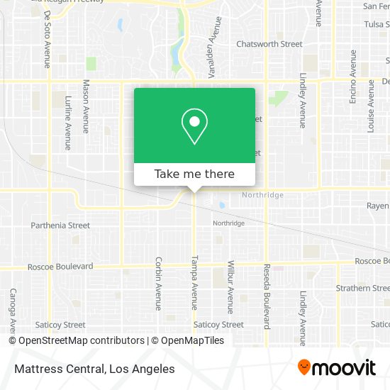 Mattress Central map