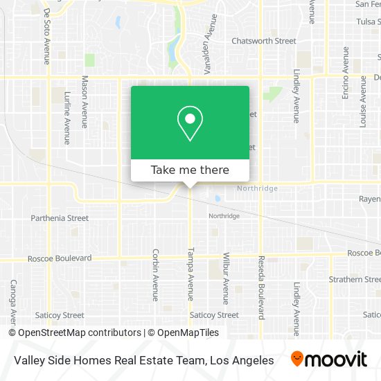 Valley Side Homes Real Estate Team map