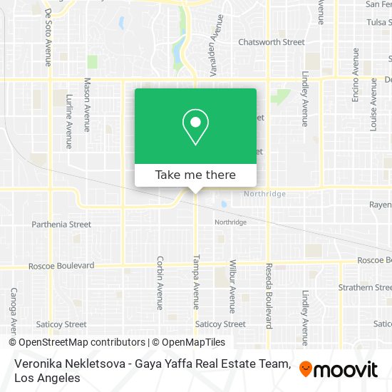 Mapa de Veronika Nekletsova - Gaya Yaffa Real Estate Team