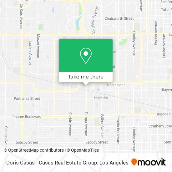 Doris Casas - Casas Real Estate Group map