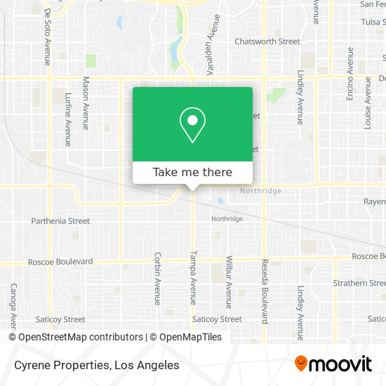 Cyrene Properties map