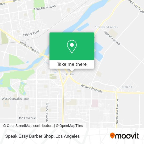 Speak Easy Barber Shop map