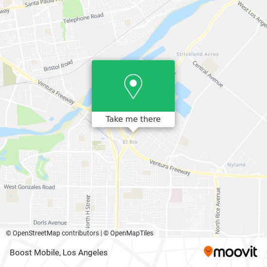 Boost Mobile map