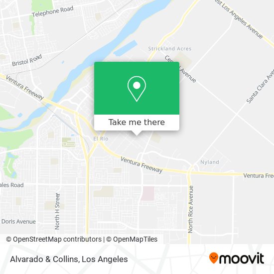 Alvarado & Collins map