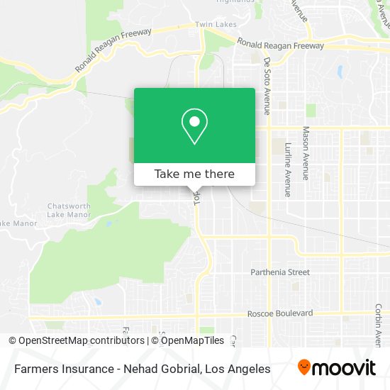 Mapa de Farmers Insurance - Nehad Gobrial