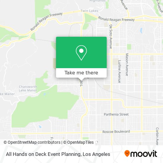 Mapa de All Hands on Deck Event Planning