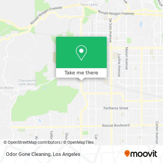 Odor Gone Cleaning map