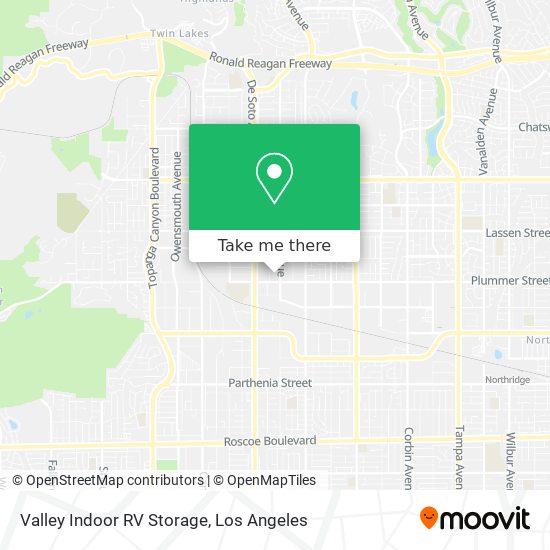 Mapa de Valley Indoor RV Storage