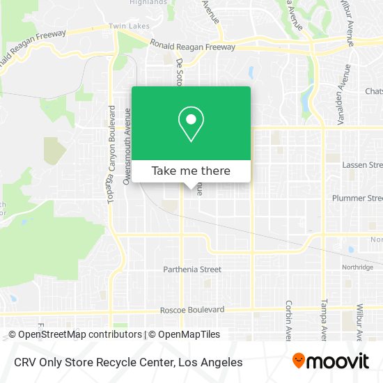 CRV Only Store Recycle Center map