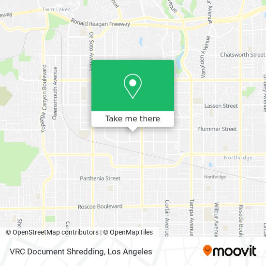 VRC Document Shredding map