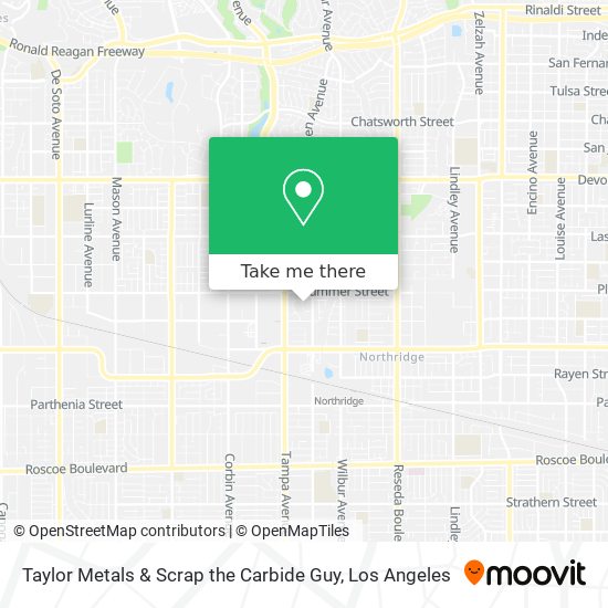 Taylor Metals & Scrap the Carbide Guy map
