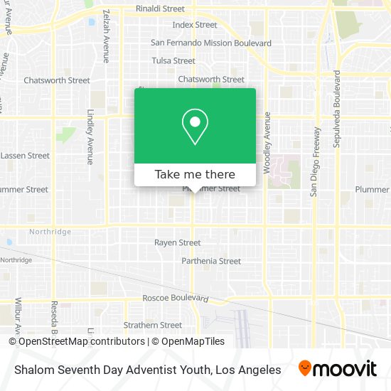 Mapa de Shalom Seventh Day Adventist Youth