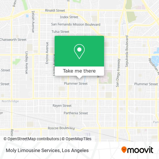 Mapa de Moly Limousine Services