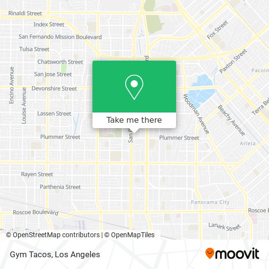 Gym Tacos map