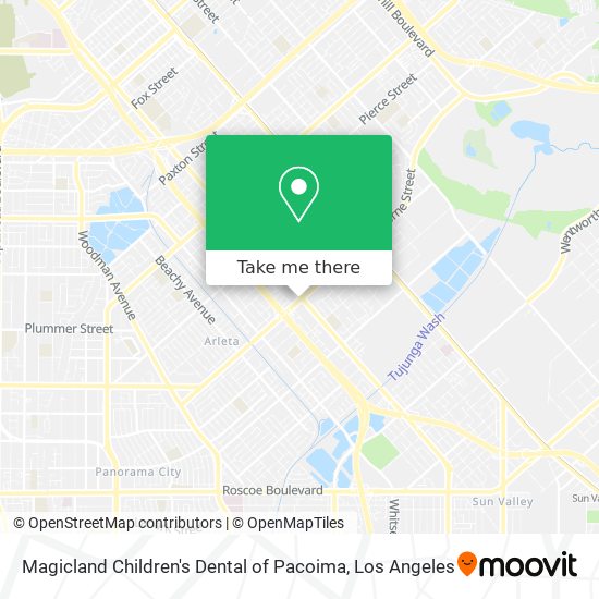 Mapa de Magicland Children's Dental of Pacoima