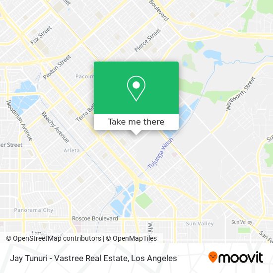 Jay Tunuri - Vastree Real Estate map