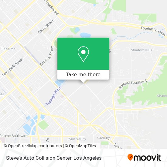 Steve's Auto Collision Center map