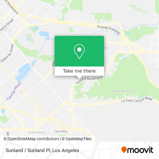 Mapa de Sunland / Sunland Pl