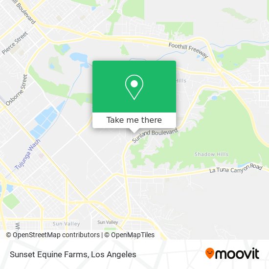 Mapa de Sunset Equine Farms