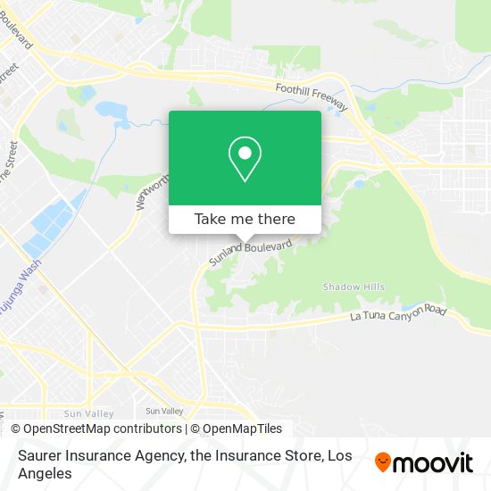 Mapa de Saurer Insurance Agency, the Insurance Store