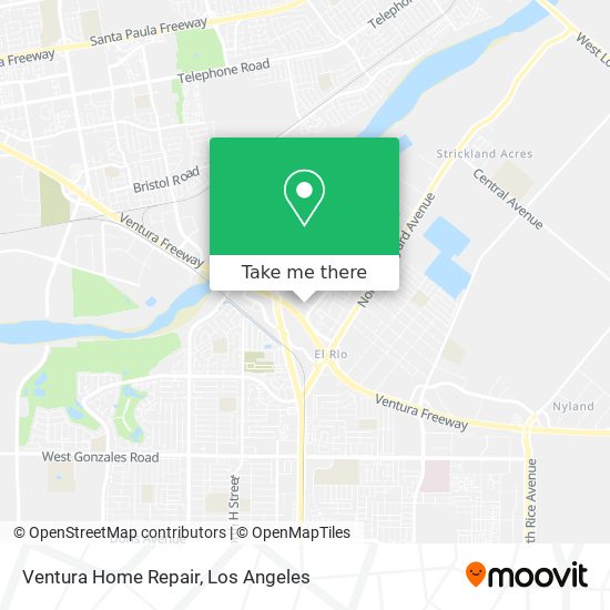 Ventura Home Repair map