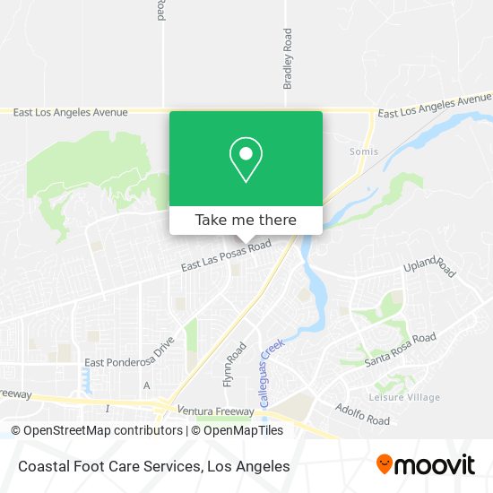 Coastal Foot Care Services map