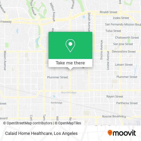 Calaid Home Healthcare map