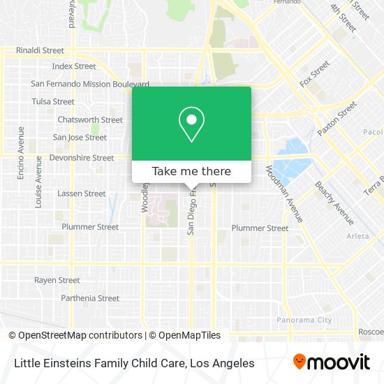 Mapa de Little Einsteins Family Child Care