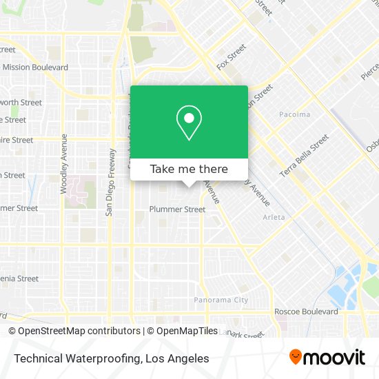 Technical Waterproofing map