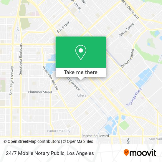 24/7 Mobile Notary Public map