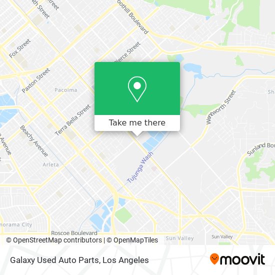 Galaxy Used Auto Parts map