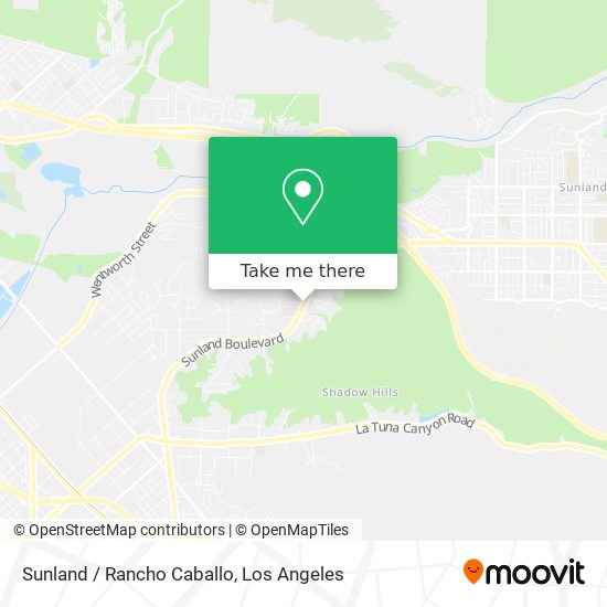 Sunland / Rancho Caballo map