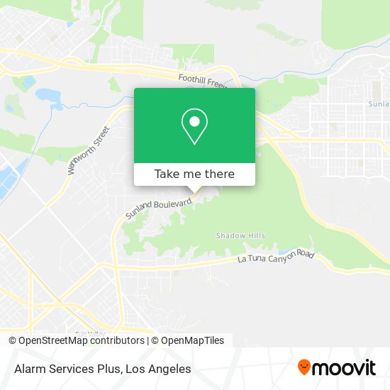 Alarm Services Plus map