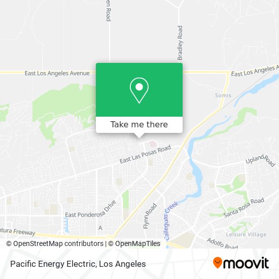 Mapa de Pacific Energy Electric