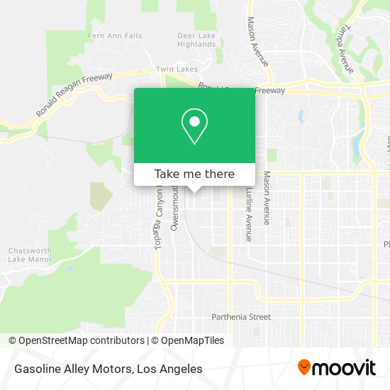 Gasoline Alley Motors map