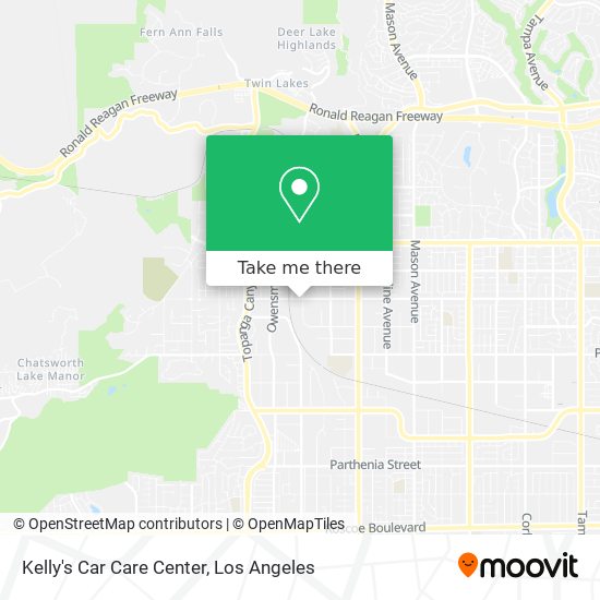 Mapa de Kelly's Car Care Center