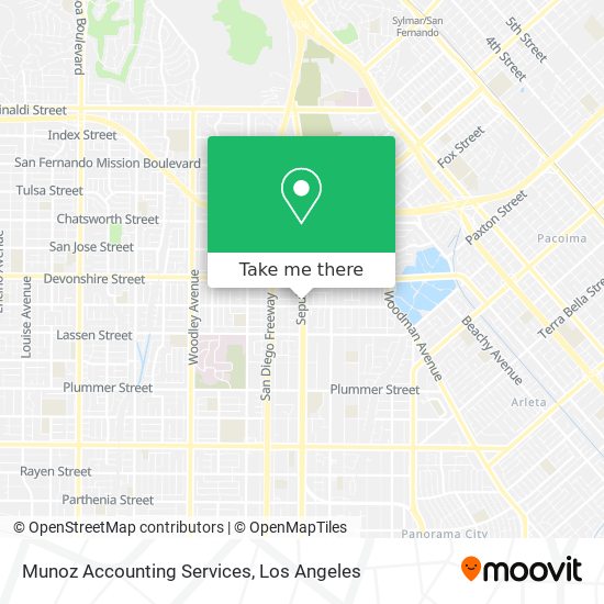 Mapa de Munoz Accounting Services