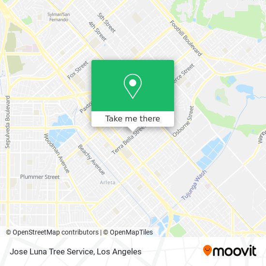 Jose Luna Tree Service map