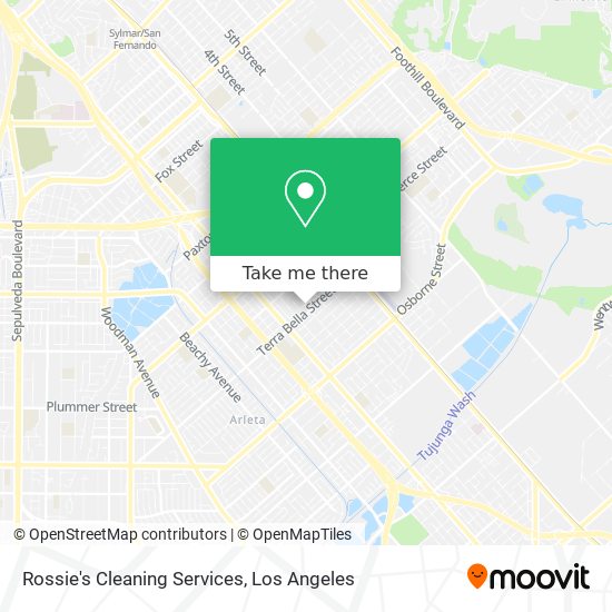 Rossie's Cleaning Services map