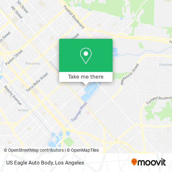 US Eagle Auto Body map