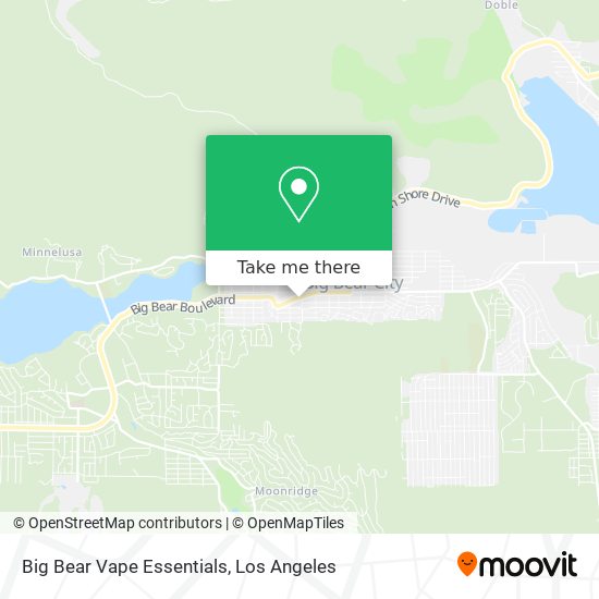 Mapa de Big Bear Vape Essentials