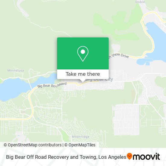 Mapa de Big Bear Off Road Recovery and Towing