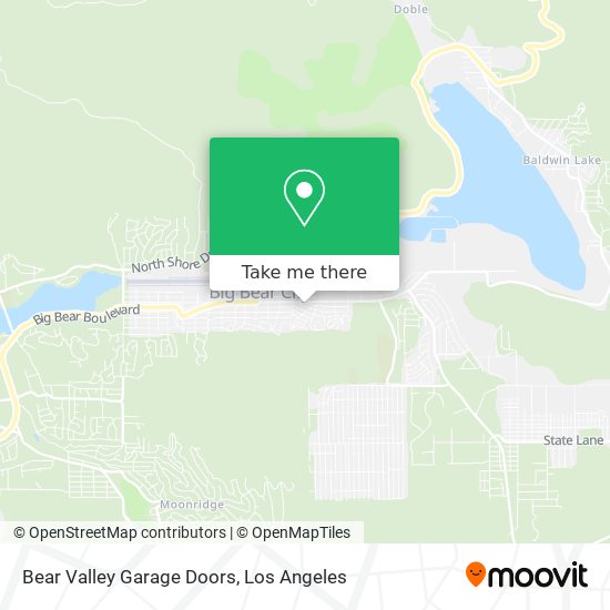 Mapa de Bear Valley Garage Doors