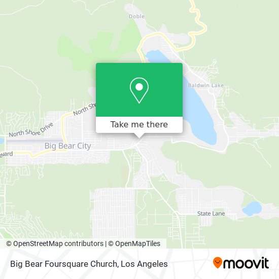 Mapa de Big Bear Foursquare Church