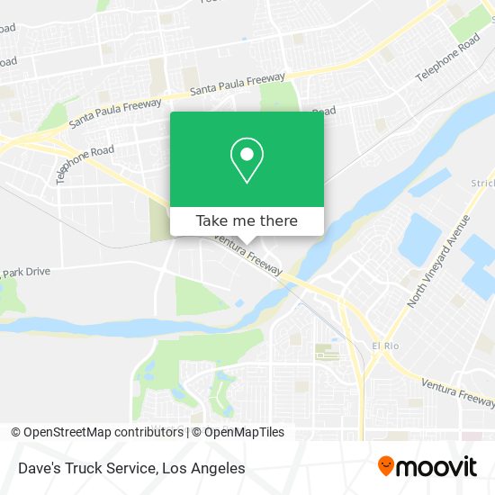 Dave's Truck Service map