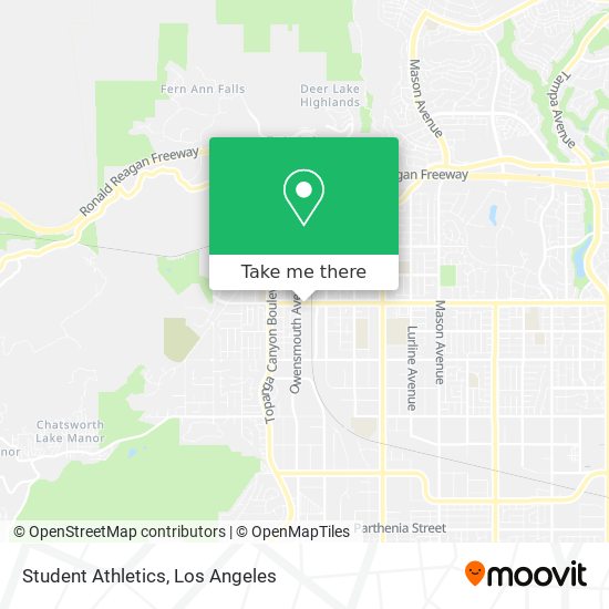 Student Athletics map