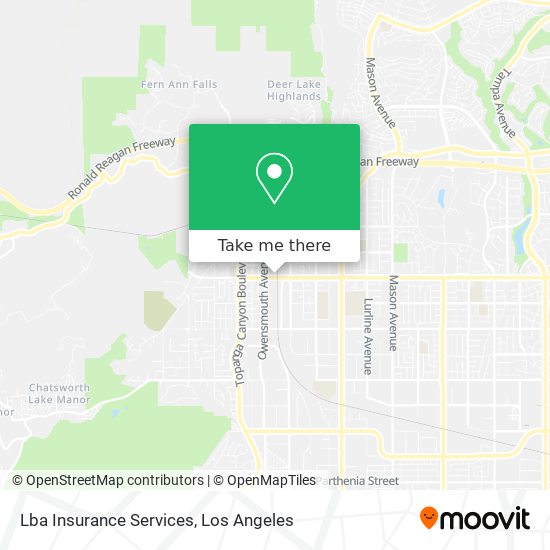 Lba Insurance Services map